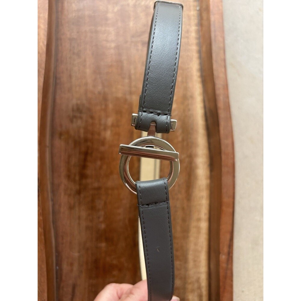 Via Spiga Grey Adjusted Belt Medium